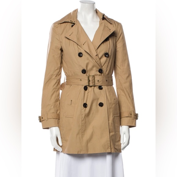 Burberry Brit Tan Rain Coat - Picture 1 of 9